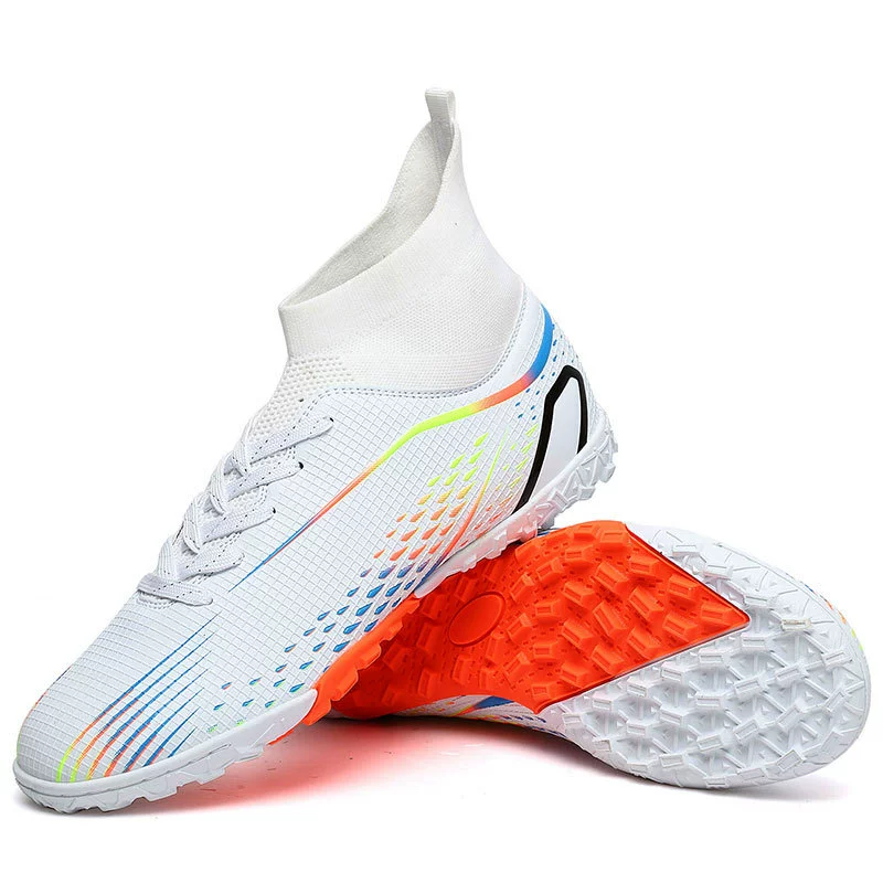 2025 generation Foreign Trade Outdoor Tourism Hertest S -Sale Demonstrate Station Large -size high -top football shoes broken nails