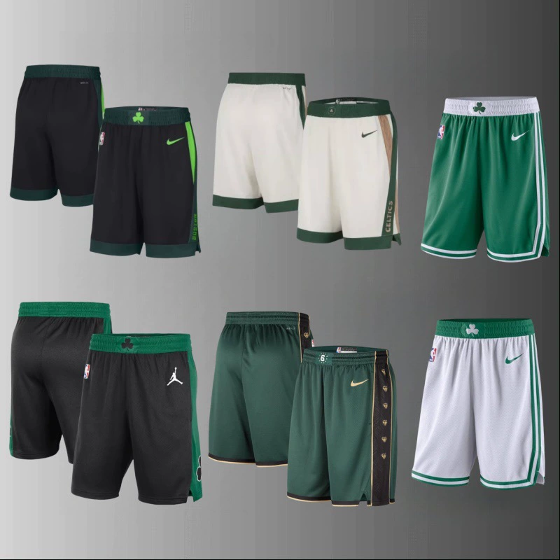 NBA American Celtics Tartum Brown nba City Edition Горячие Баскетбольные брюки Быстишие Шорты