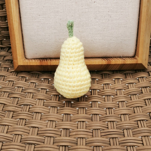 新款橘子梨子挂件大橘大梨棉线钩织包挂钥匙扣可爱呆萌挂饰车挂