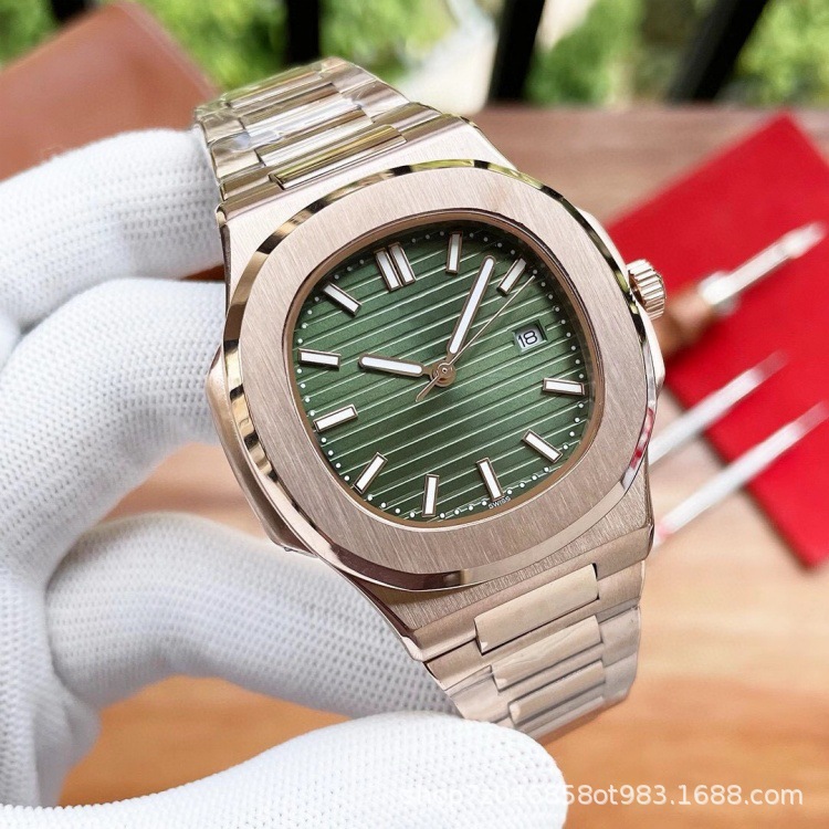 国境を越えたオウム5711腕時計鋼王手雷男性全自動機械腕時計ビジネスファッション夜光卸売り