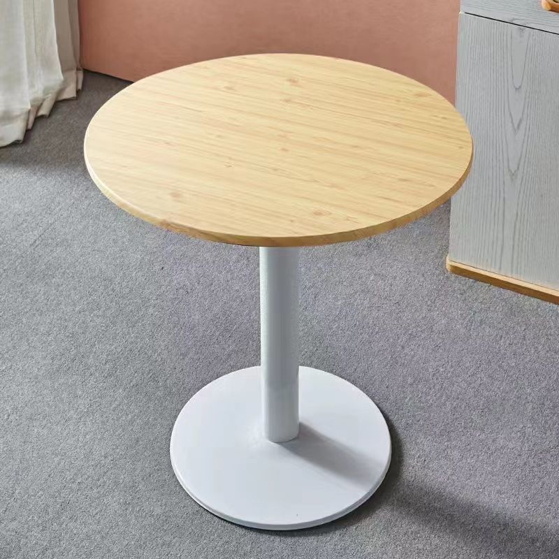 Nórdico hogar mesa de ocio hotel de negocios recepción mesa redonda de oficina de negociación inswind leche té cafetería blanca