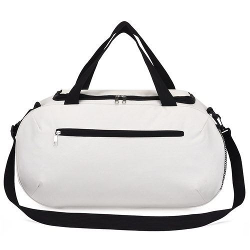 Factory direct sales large-capacity travel bag with printable logo sports fitness bag Oxford cloth luggage bag