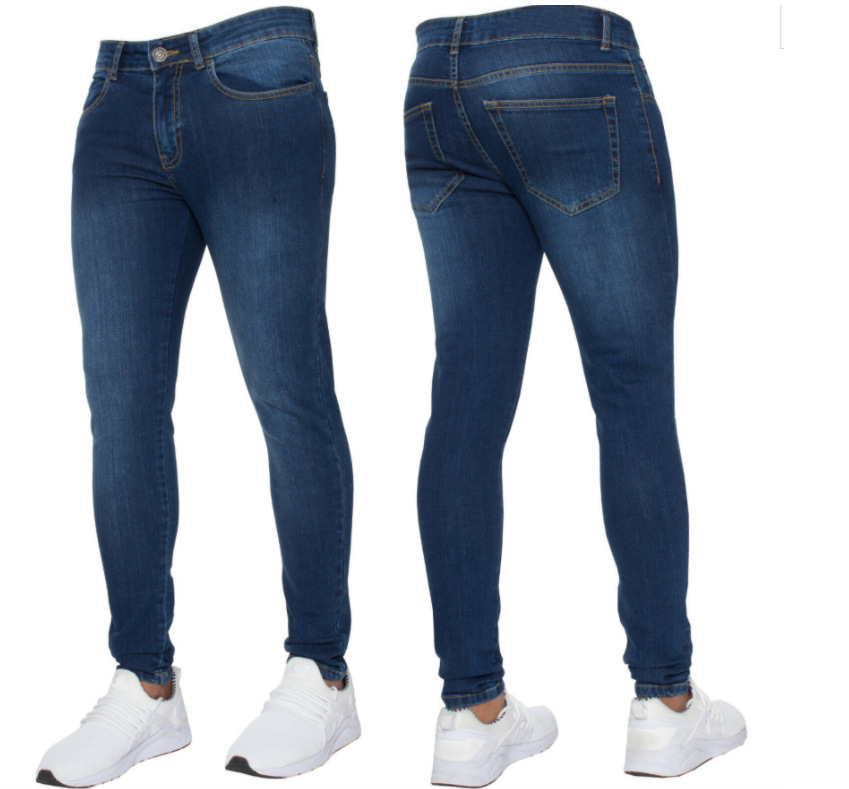 Jeans uomo oro classici e aderenti in tessuto stretch_voghion.com