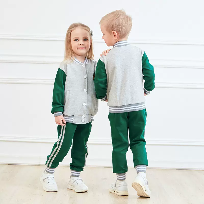 幼儿园园服春秋装校服班服运动风童装儿童服装运动服套装学院风