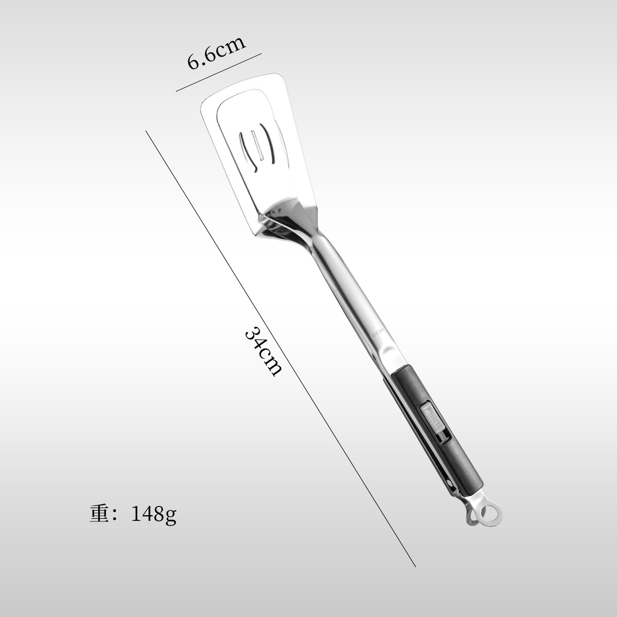 Clip de filete de hebilla deslizante 304 clip de pala de doble propósito clip de freír de filete creativo multifunción clip de pescado a la parrilla clip de comida de carne de barbacoa
