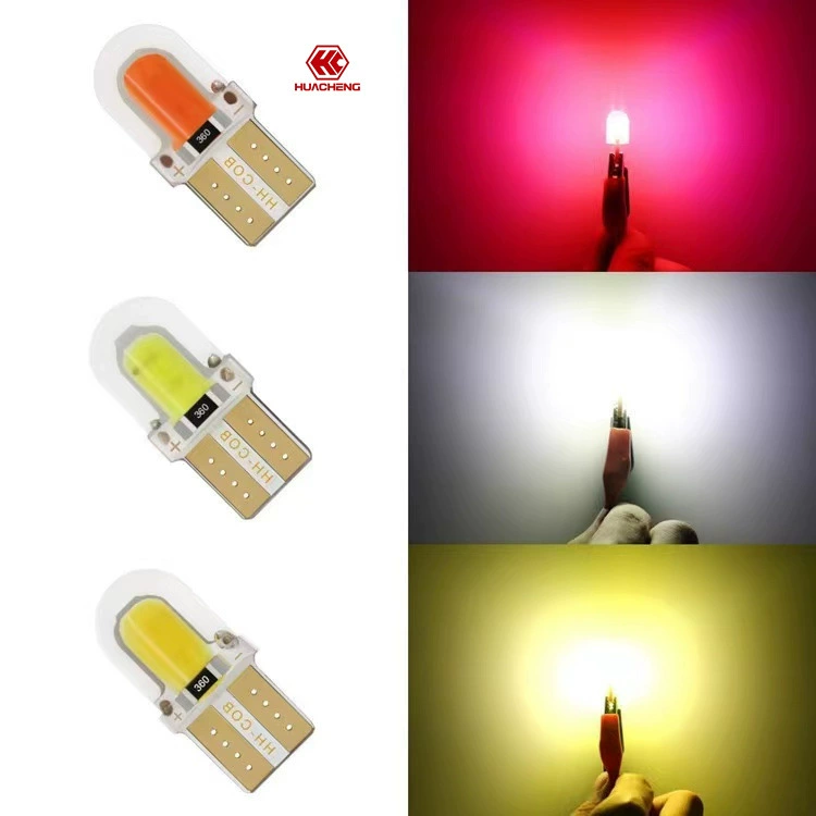 Автомобильный светодиодный индикатор ширины T10COB монохромный индикатор ширины лампа для чтения свет номерного знака