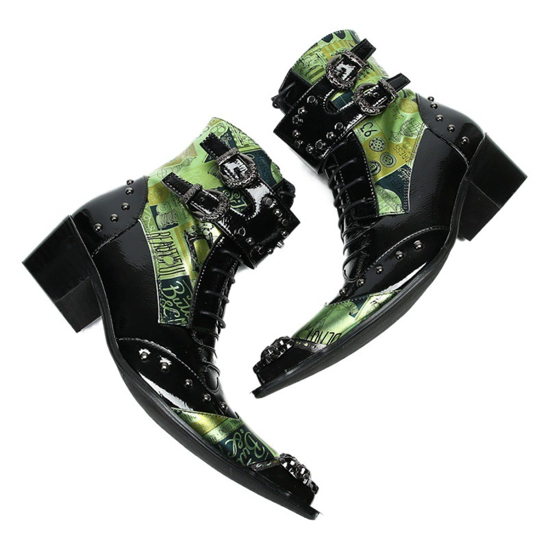 Ботинки Martin мужские летние непромокаемые большие зеленые сапоги со средним верхом, мужские ботинки не могут быть сломаны, рабочие ботинки, американские модные ботинки в стиле ретро, мужская обувь