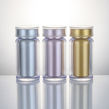 厂家直供30/45/60cc亚克力双层内胆胶囊虫草三七石斛PS保健品包材