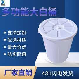 加厚食品级塑料大白桶带盖 家用储水发酵酿酒桶 商用大容量密封
