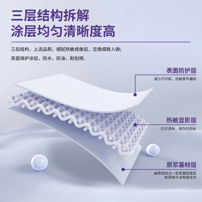 三防热敏纸标签打印纸60x4050100x100快递面单空白条码不干胶贴纸|undefined