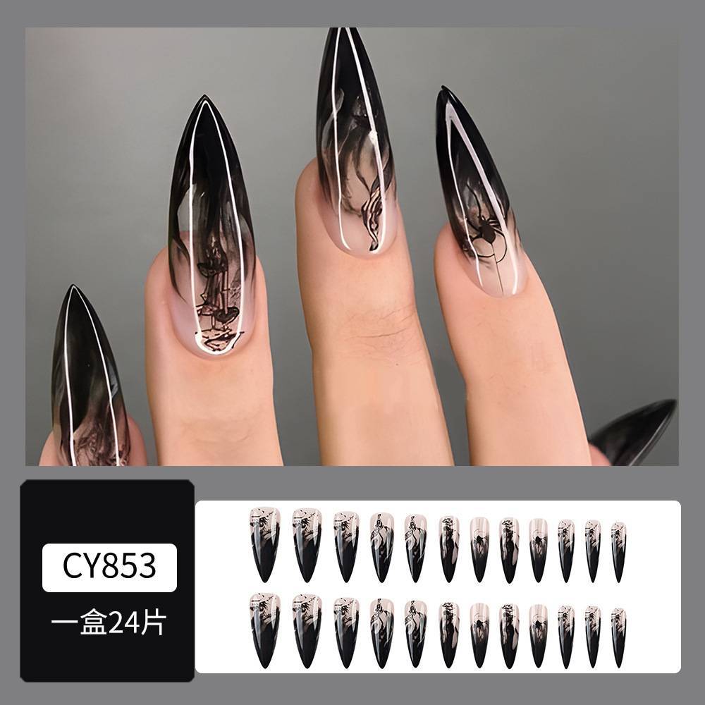 Promoción de pérdida dulce Cool nail patch simple parche de uñas falsas productos terminados al por mayor ventas domésticas de desgaste de uñas
