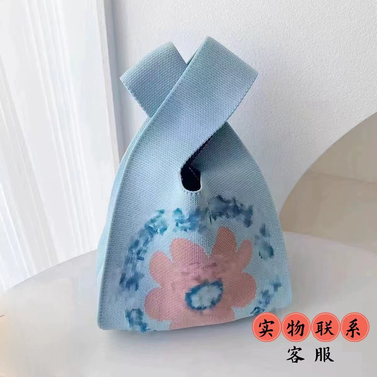 Cute capacious lunch box bag, Birthday gift, flowered