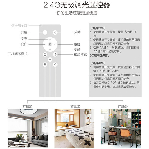 UG73三色led吸顶灯芯改造灯板圆形节能灯泡家用灯珠灯盘模组贴36