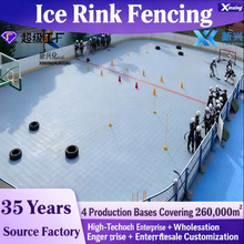 Fast-Freeze Kickplate lce rink systemce with Aluminum frame