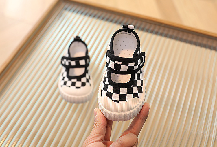 Décolleté, scarpe di tela per ragazze, scarpe di tela per l'asilo primaverile e autunnale, scarpe di tela per bambini da 1 a 7 anni, scarpe da principessa, suole solide, morbide_voghion.com