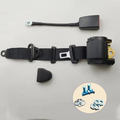 Seat Belt Automatic Retractable: Car seat belt - k3-galvanized-30-steel-wire-rope-complete-set-of-screws-screws-caps-pieces-screws