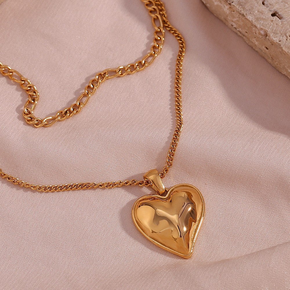 20g Weight Ion Plating (IP) Gold Plating Process 316L Stainless Steel Pendant Material Freshwater Pearl, Zircon Inlay Material Pendant Necklace Classification 304 Stainless Steel Chain Material 1 Piece Quantity Holiday, Daily Occasion 304 Stainless Steel, 316L Stainless Steel Material Heart Shape Pattern Women's Gender Lady, Streetwear Style Waterproof Non Tarnish, Surgical Steel, Plating Craft 304 Stainless Steel 316L Stainless Steel Ion Plating (IP) Freshwater Pearl Zircon Heart Shape Waterproof Non Tarnish Surgical Steel Lady Streetwear Pendant Necklace For Women's 7
