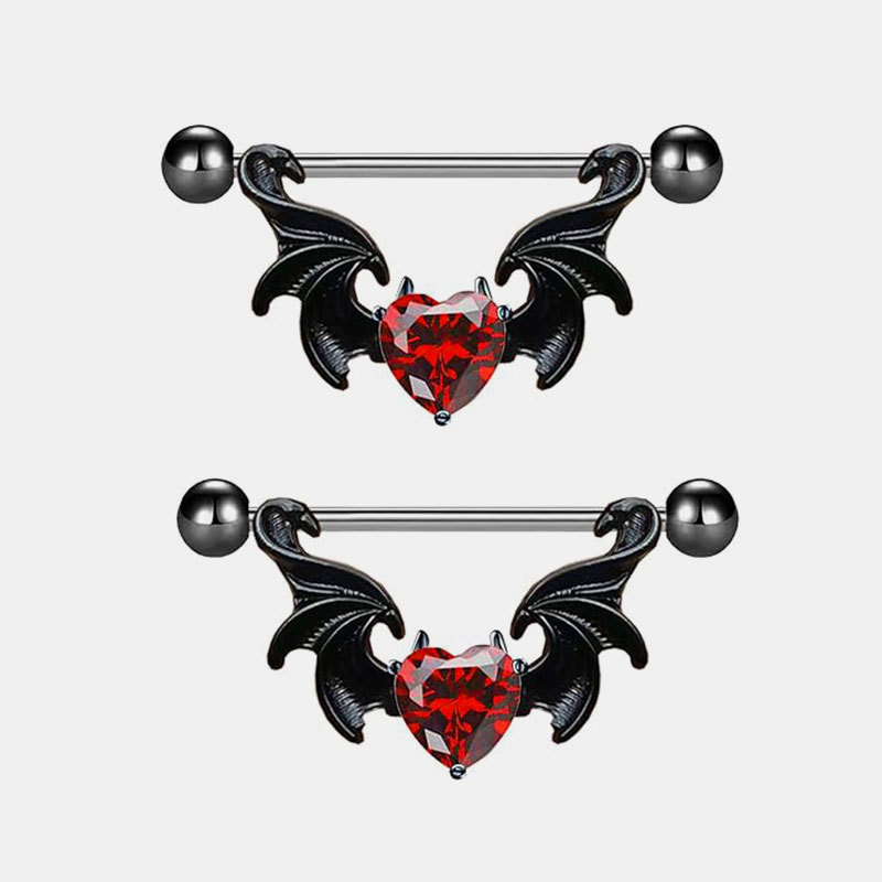 Pointed titanium steel lip stud product view