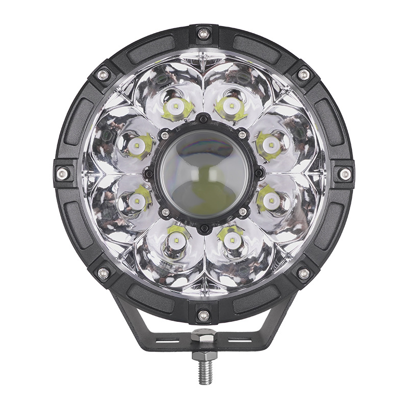 Nan Teng vehículo todoterreno renueva 12V lámpara láser LED barra delantera lámpara de techo 7 pulgadas 80W foco lámpara de niebla image 7