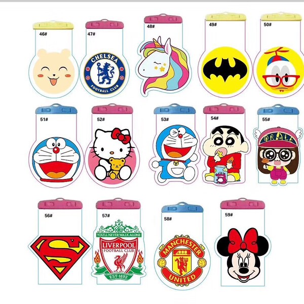 High quality cartoon mobile phone protection PVC