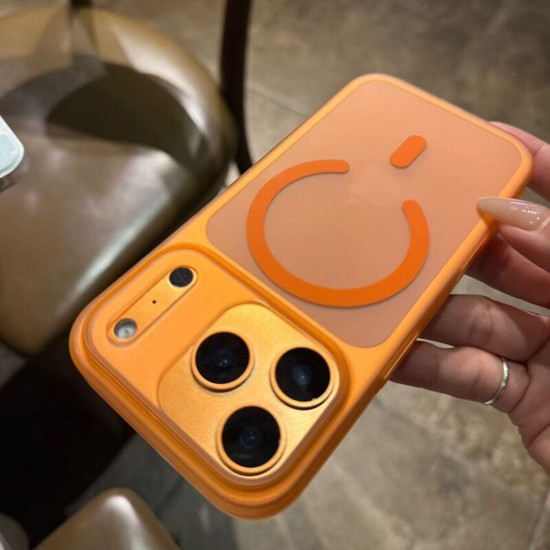 适用iPhone17手机壳肤感磨砂冰雾磁吸苹果16全包PC硬壳防摔保护套|undefined