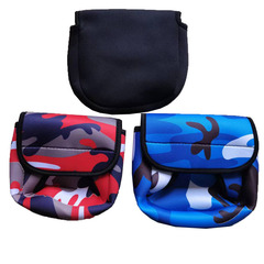 熱銷路亞漁輪保護套 開槽式紡車輪包 潛水料雙搖臂紡車輪用收納包