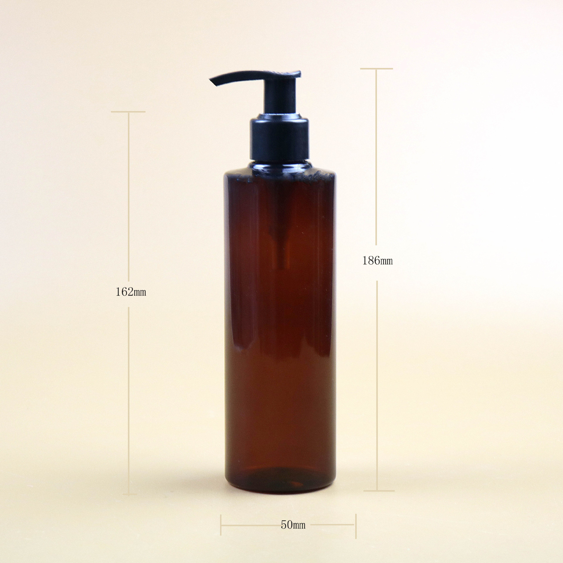 250ml平肩瓶+全塑开关泵4身体乳瓶