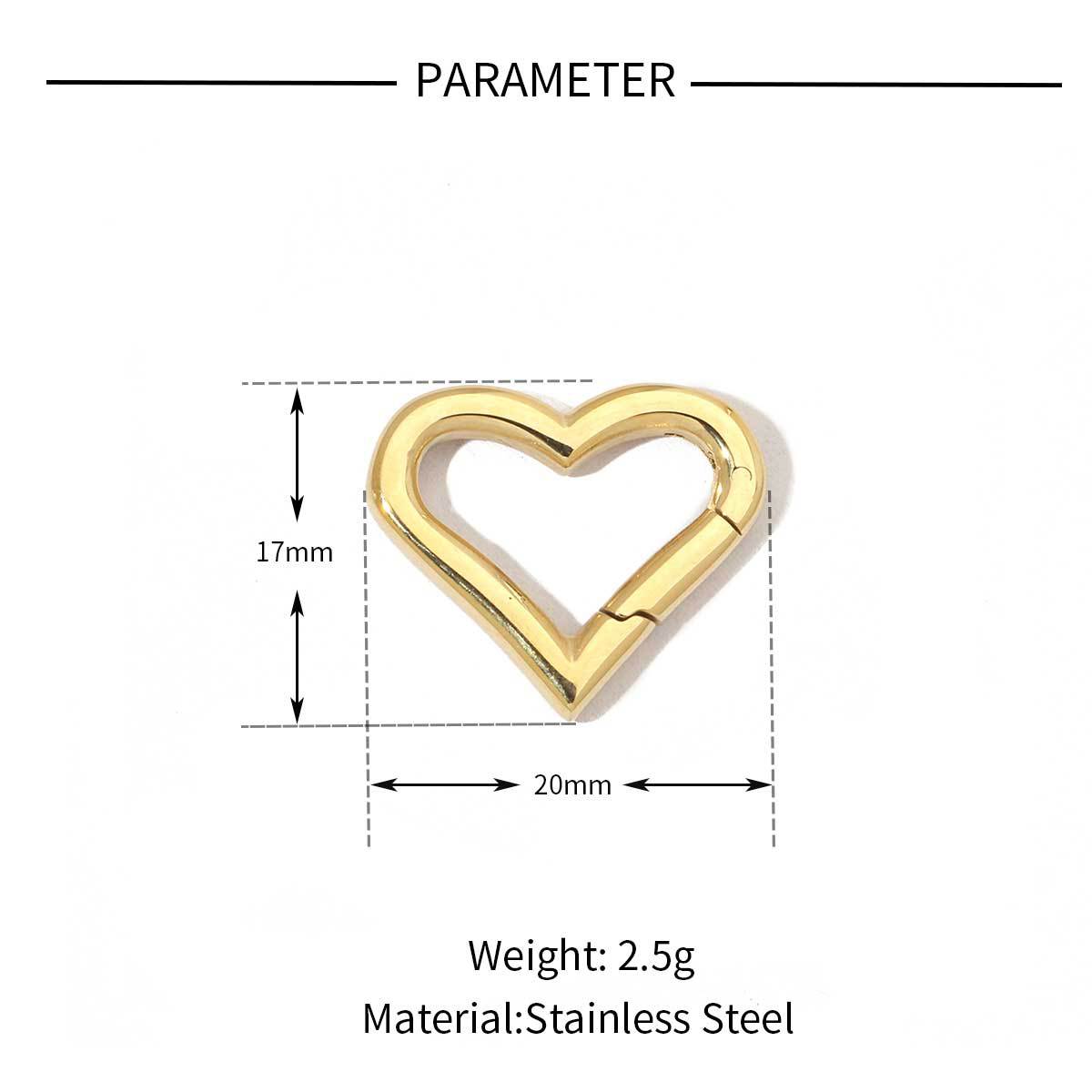 3g Weight Jewelry Buckle Jewelry Making Type 13*22mm, 18*13mm, 30*30MM Jewelry Making Size DIY Jewelry Accessories Classification 3 PCS/Package Quantity Titanium Steel Material Geometric Pattern All Seasons Season Polished Finish Plating Design Casual, Simple Style, Streetwear Style 3 PCS/Package 13*22mm 18*13mm 30*30MM Titanium Steel Geometric Jewelry Buckle 11