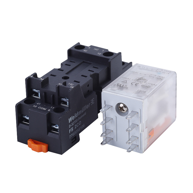 Large quantity of Weidmuller DRM570730LT relay base, FS-4CO model, original packaging