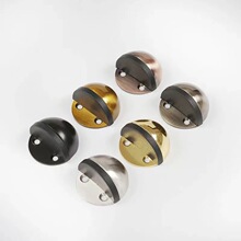 201不锈钢龟顶 免打孔带磁吸门碰玻璃门挡防撞橡胶限位门吸