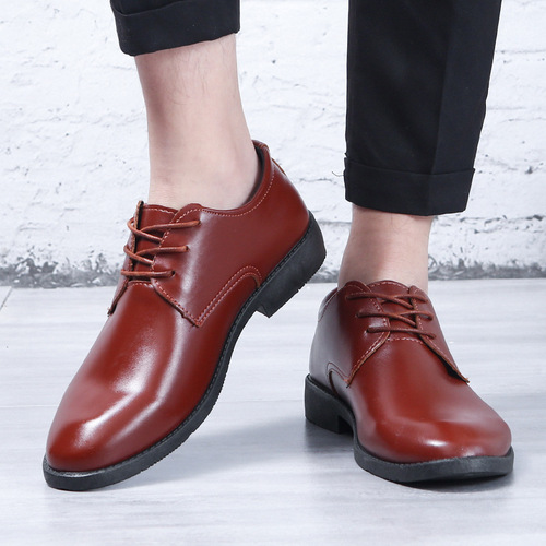 Boots for men, new groom and best man, men's leather shoes, business formal and casual shoes, British youth wedding shoes, men's shoes
