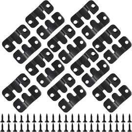 联锁相框重型图片挂钩形夹大型图片展示艺术画廊壁挂五金件