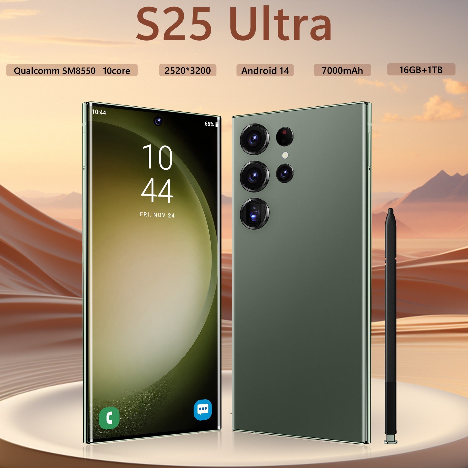 Smartphone con Lápiz Óptico S25 Ultra 4G 6.8 Pulgadas 16GB+1TB Doble SIM image 5