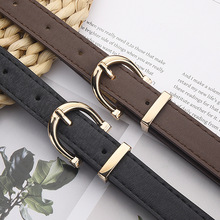 新款女士韩版时尚腰带学生休闲牛仔裤带装饰细皮带服装搭配皮带女