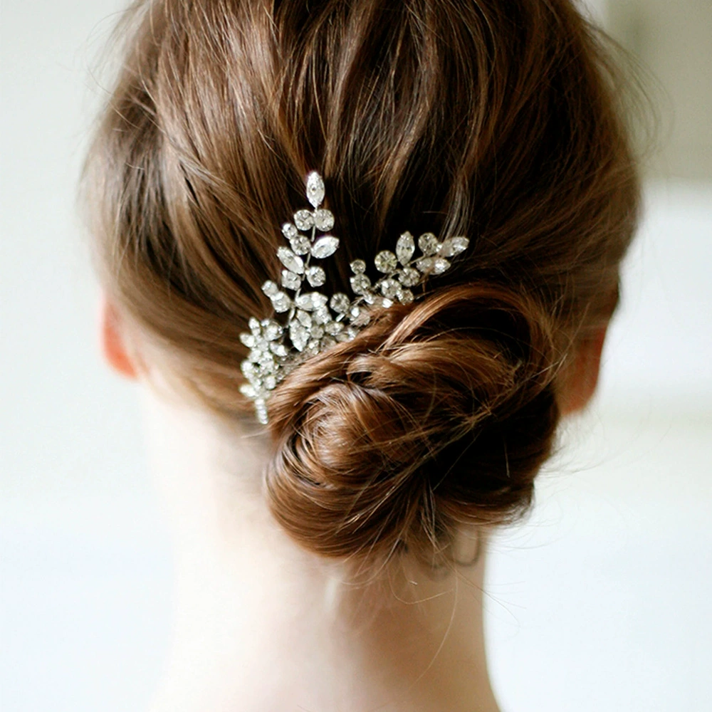 Трансграничные горячие расчески для страз легкие экстравагантные, высокий темперамент, свадебные головные уборы, свадебные аксессуары hair comb