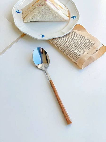 Imitation wood grain (main meal spoon)
