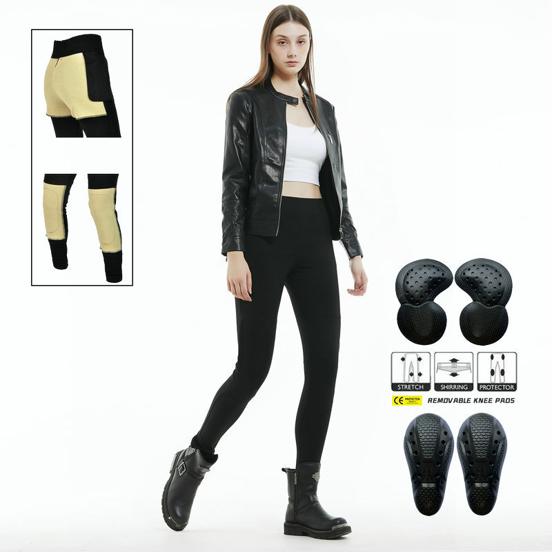 VOLERO motorcycle jeans women's knight riding pants motorcycle elastic Kevlar wear-resistant tear-resistant anti-fall pants