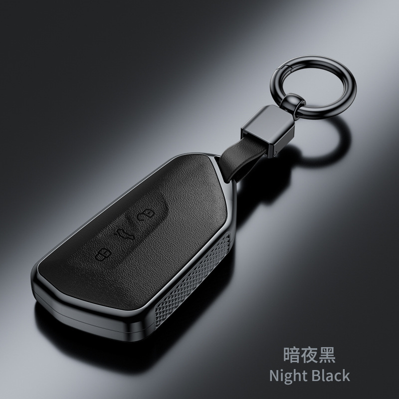 SuitabLe for VoLkswagen Sagitar Tiguan L Lavida Santana Bora Tanyue Passat Nappa Pattern FashionabLe Key Cover
