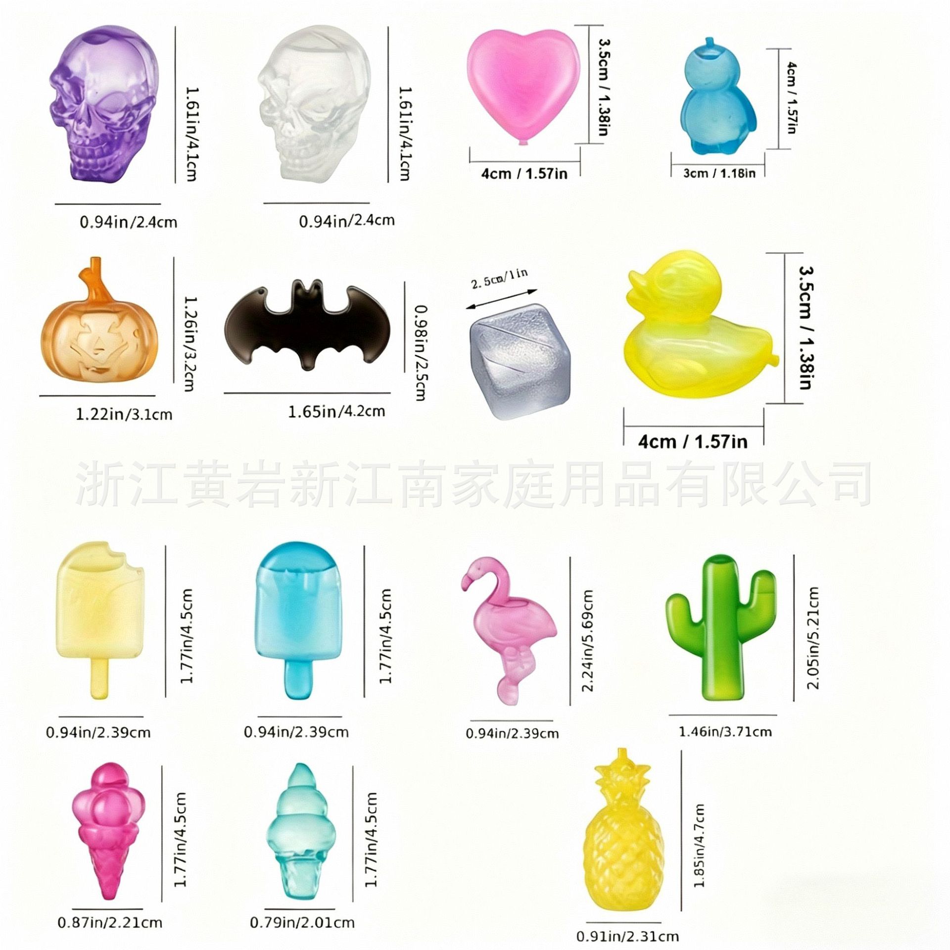 Venta directa de fábrica de 24 cubos de hielo de plástico reutilizables en varias formas para el verano, ideales para bares y fiestas.