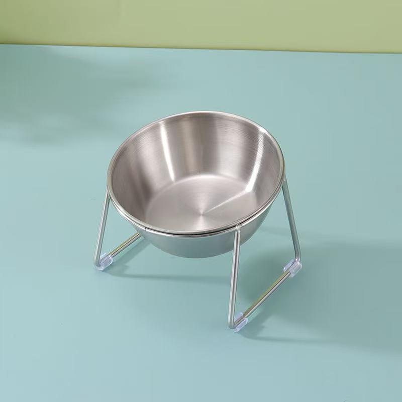 단일 슬롯 둥근 고양이 그릇