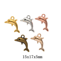 DIYレトロ合金アクセサリーイルカストラップ卸売メーカー直販783