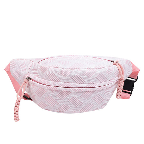 Cute and sporty Korean style lightweight niche crossbody waist bag Japanese style ins fresh and simple versatile forest style cycling chest bag