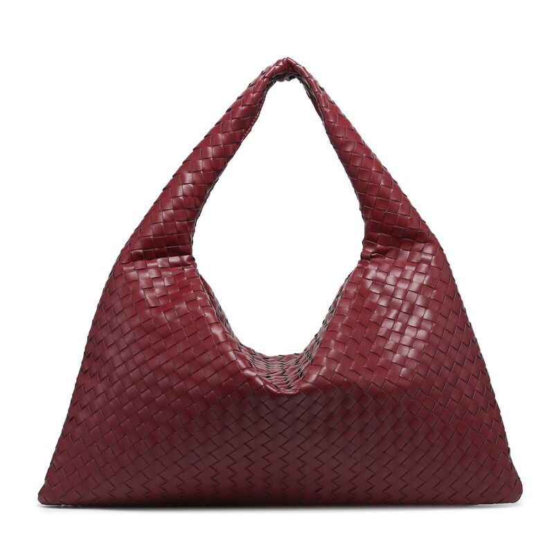 Cross-Border Popular Woven Bag, Super Large Capacity Underarm Bag, Solid Color Shoulder Bag for Women, 2025 New Model Handbag in Stock Cross-Border Popular Woven Bag, Super Large Capacity Underarm Bag, Solid Color Shoulder Bag for Women, 2025 New Model Handbag in Stock