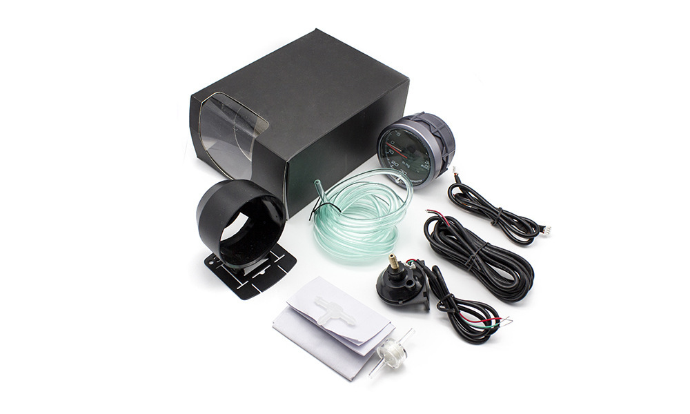 Cross-border best-selling car modification instrument, car turbocharger gauge, 12V universal racing instrument, factory price
