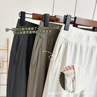 Lulu те же Adapte женские брюки на молнии быстродушные брюки с высокой талией корсеты весной и летом ультратонкие спортивные брюки с кожей
