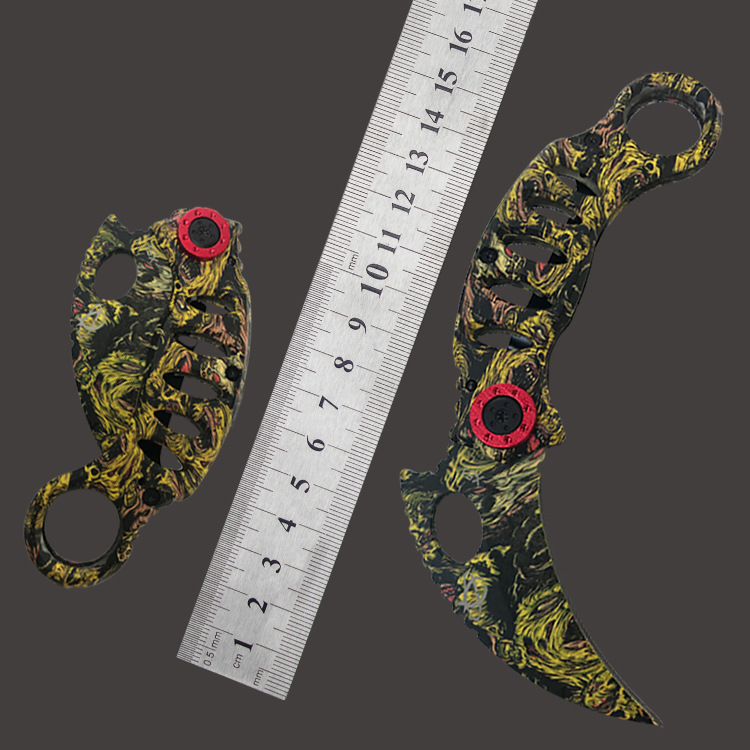 机械爪刀随身户外刀具野营求生高硬度多功能全钢爪子折叠刀户外刀