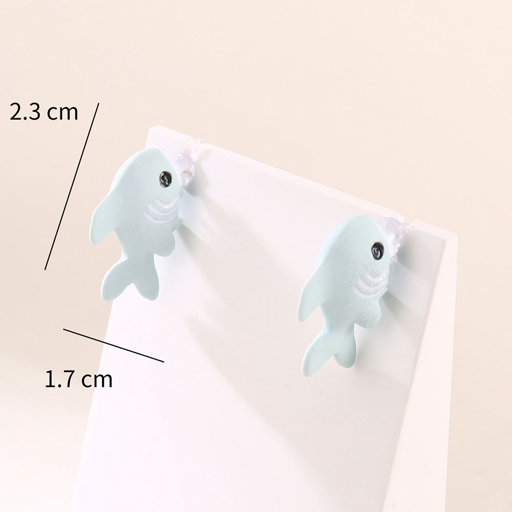 Cartoon Style Animal Plastic Resin Womenu0027S Ear Studs 1 Pair