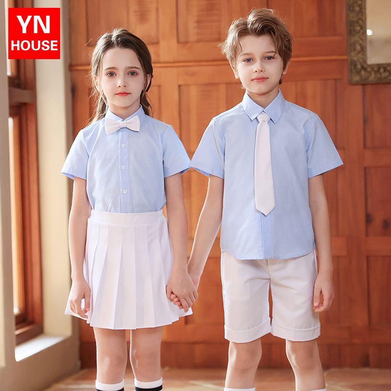 Traje de traje de actuación para niños Estilo universitario Foto de graduación de la escuela primaria y secundaria