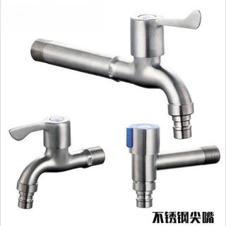 304不锈钢水龙头加长4分普通家用洗衣机龙头四分快开洗衣机水龙头