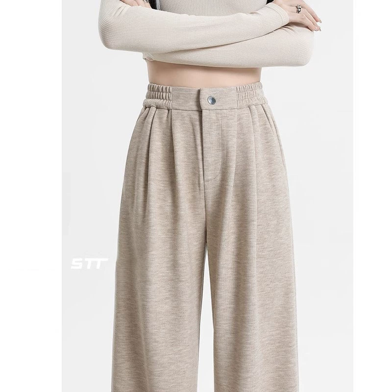 Трансграничная грушевидная фигура тонкая, широкие брюки женские весенние и осенние